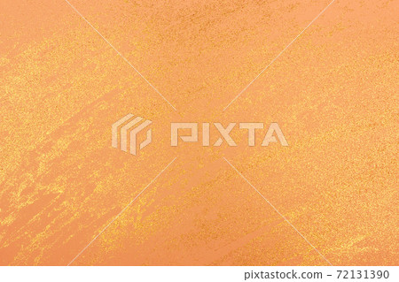Orange background with golden glitter. 72131390