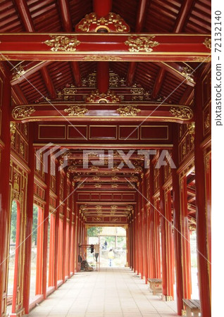 Vietnam, Hue, Nguyen Dynasty Royal Palace, Corridor 72132140