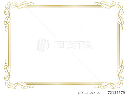Antique-style classical frame - Stock Illustration [72133379] - PIXTA