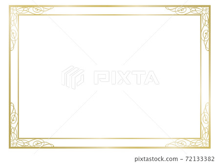 Antique-style classical frame - Stock Illustration [72133382] - PIXTA