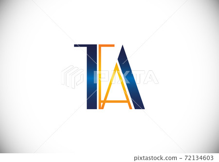 Initial Monogram Letter T A Logo Design Vector Template. T A Letter Logo Design Initial Monogram Letter T A Logo Design Vector Template. T A Letter Logo Design 72134603