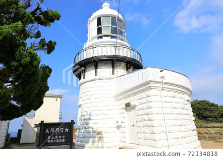 島根縣Mihonoseki燈塔 島根縣Mihonoseki燈塔 72134818