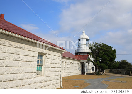島根縣Mihonoseki燈塔 島根縣Mihonoseki燈塔 72134819