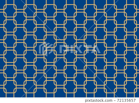 Scandinavian modern pattern wallpaper blue gold 6 72135657
