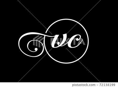 Initial Monogram Letter VC Logo Design Vector Template. Graphic Alphabet Symbol for Corporate Business Identity 72138199