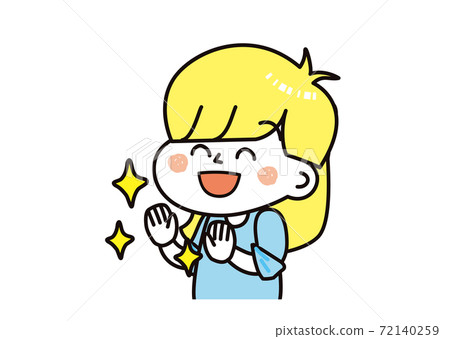 傳染病對策白人女孩擁有美麗的雙手 傳染病對策白人女孩擁有美麗的雙手 72140259