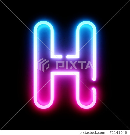 3D Rendering Bleu and Pink Neon Lights Font on dark background 3D Rendering Bleu and Pink Neon Lights Font on dark background 72141946
