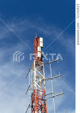 Telecommunication antenna mast or mobile tower. 72142625