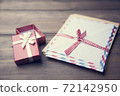 gift box and letter 72142950