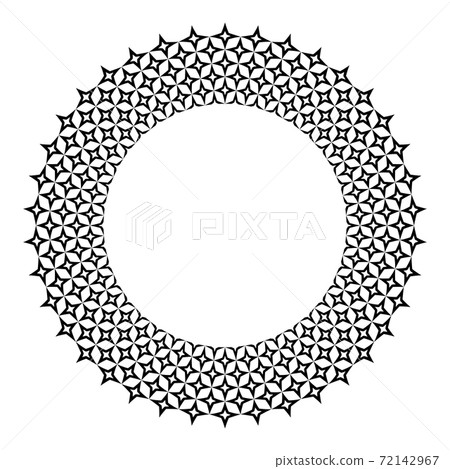 Circle design element for frame. Abstract decorative pattern. Circle design element for frame. Abstract decorative pattern. 72142967