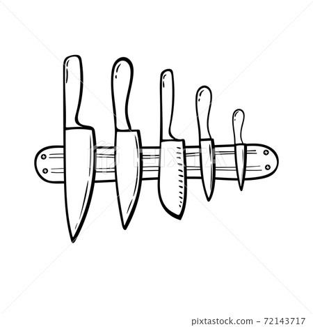 doodle Set of Kitchen Knife Vector Illustration Hand Drawn Cartoon Art doodle Set of Kitchen Knife Vector Illustration Hand Drawn Cartoon Art 72143717