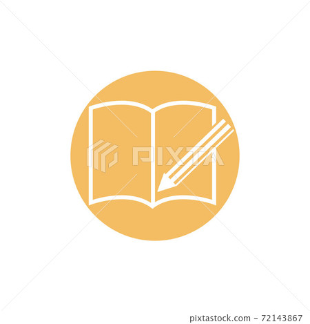 Book icon isolated on white background. eps 10 - Stock Illustration ...