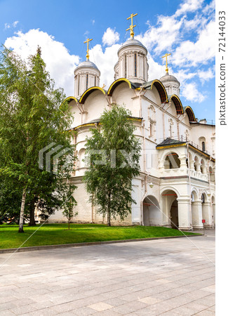 Patriarshy Cathedral at the Cathedral square of Moscow Kremlin 72144033