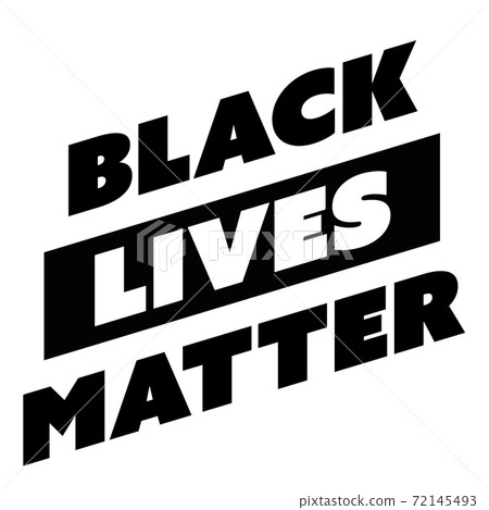 Black Lives Matter high contrast banner Black Lives Matter high contrast banner 72145493
