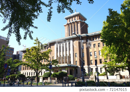 View of retro Kanagawa prefectural office building View of retro Kanagawa prefectural office building 72147015