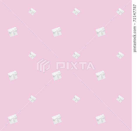 pink gift boxes on pink background. Seamless pattern, holiday concept . pink gift boxes on pink background. Seamless pattern, holiday concept . 72147787