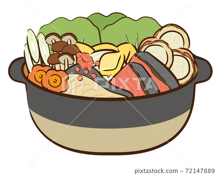 石狩鍋(鮭魚,倉倉,黃油,扇貝) 石狩鍋(鮭魚,倉倉,黃油,扇貝) 72147889