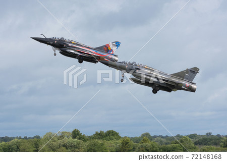 French Air and Space Force Mirage 2000 Display Team Takeoff French Air and Space Force Mirage 2000 Display Team Takeoff 72148168