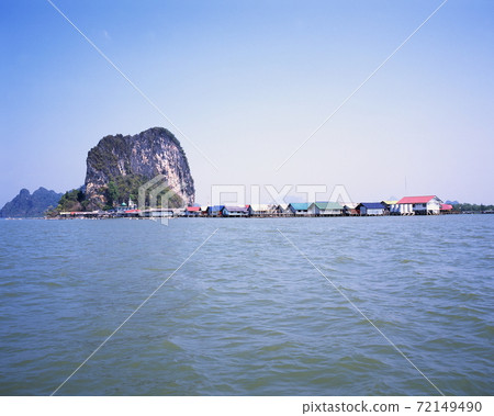 班加灣潘宜島上的穆斯林漁村 班加灣潘宜島上的穆斯林漁村 72149490