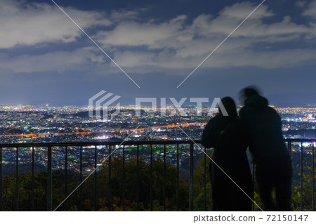 哥打天文台在夜間（夜景·夜空）福岡縣福岡市城南區Kanee 72150147