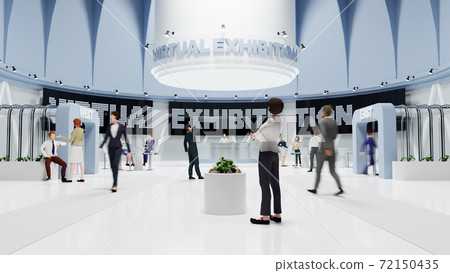 Futuristic exhibition Futuristic exhibition 72150435