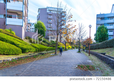 東京寬人行道多摩新市鎮居民區 72150486