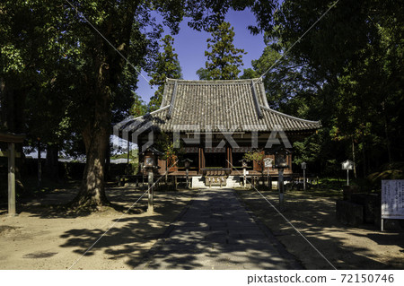 奈良縣櫻井市小野玲子 Wakamiyasha 的ojinja神社 照片素材 圖片 圖庫