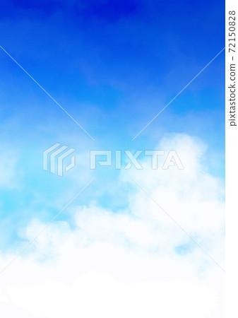 Digital watercolor illustration of sky and clouds vol.001 Digital watercolor illustration of sky and clouds vol.001 72150828