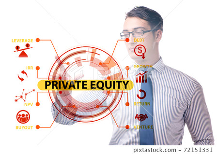 Private equity investment business concept 72151331