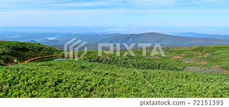 Panorama view from the promenade @ Daisetsuzan Asahidake, Hokkaido 72151393