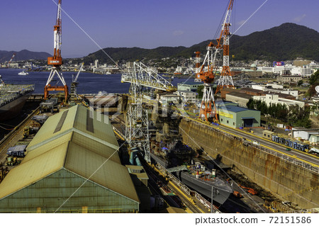 Japan Marine United Kure Office Shipbuilding Dock Self Defense Ship Kure City, Hiroshima Prefecture Japan Marine United Kure Office Shipbuilding Dock Self Defense Ship Kure City, Hiroshima Prefecture 72151586
