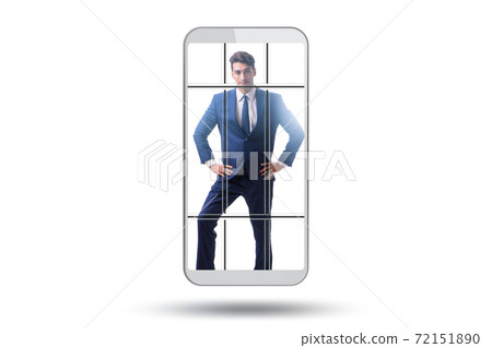 Online and internet dependency concept Online and internet dependency concept 72151890