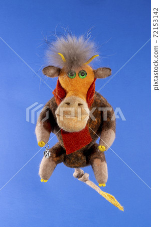 Goby is a soft toy made of felted wool, a symbol of 2021 Goby is a soft toy made of felted wool, a symbol of 2021 72153142
