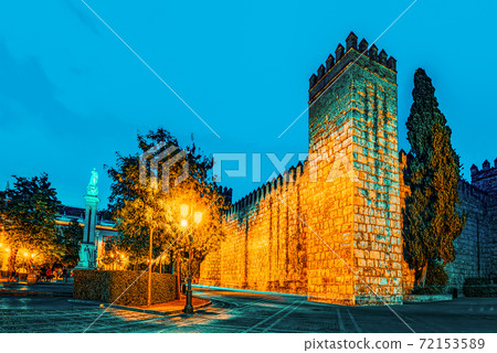 Medieval residence of Spanish kings- Royal Alcazar of Seville. S 72153589