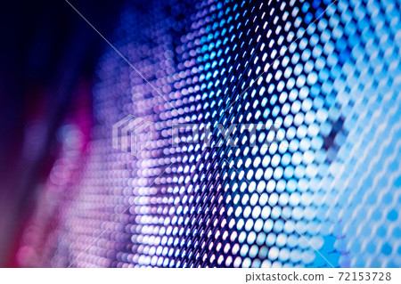 CloseUp LED blurred screen. LED soft focus background. abstract background ideal for design. 72153728