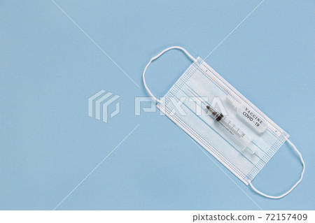 Vaccine, syringe injection. COVID-19 concept. Vaccine, syringe injection. COVID-19 concept. 72157409