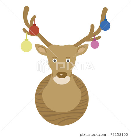 馴鹿壁掛的插圖 72158100