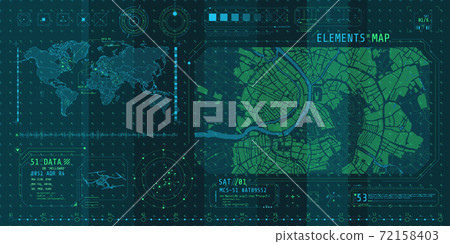 A set of thin elements on the topic of Map Search. A set of thin elements on the topic of Map Search. 72158403