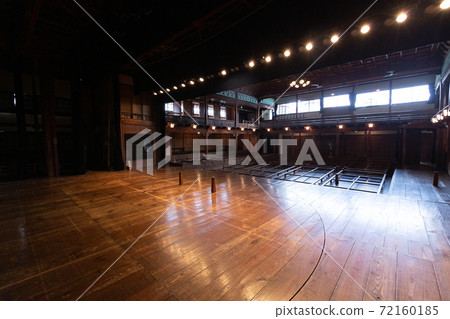 Uchiko-za Around Stage-Active playhouse built in the Taisho era-Uchiko-cho, Kita-gun, Ehime Prefecture 72160185