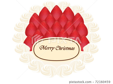 草莓整個蛋糕與巧克力聖誕節消息 72160459