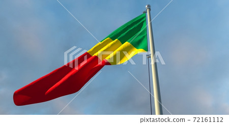 3d rendering of the national flag of the Congo 3d rendering of the national flag of the Congo 72161112