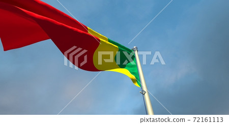3d rendering of the national flag of the Congo 3d rendering of the national flag of the Congo 72161113