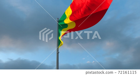 3d rendering of the national flag of the Congo 72161115