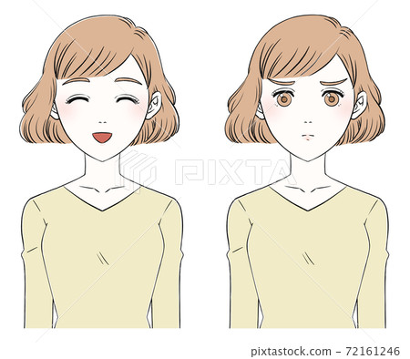 美女和女人微笑和不滿2件套② 72161246