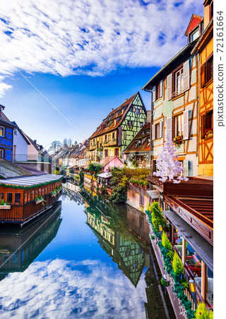 Colmar, France. Petite Venise and Christmas in Alsace. Colmar, France. Petite Venise and Christmas in Alsace. 72161664
