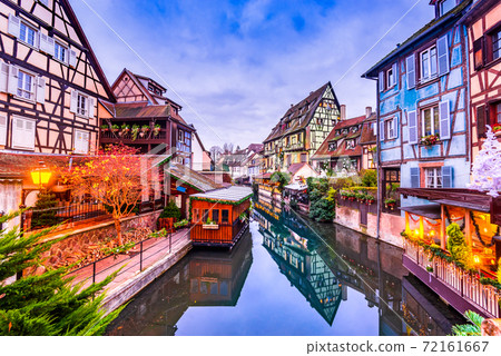 Petite Venise in Colmar - Alsace, France Petite Venise in Colmar - Alsace, France 72161667