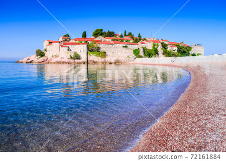 Sveti Stefan, Budva, Montenegro and Adriatic Sea Sveti Stefan, Budva, Montenegro and Adriatic Sea 72161884