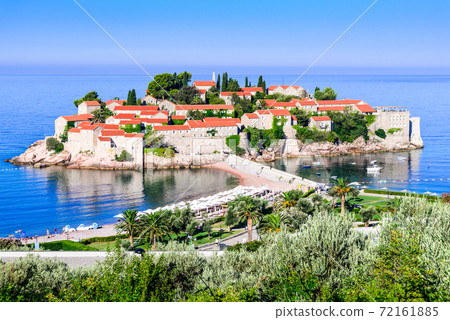 Sveti Stefan, Budva, Montenegro and Adriatic Sea Sveti Stefan, Budva, Montenegro and Adriatic Sea 72161885