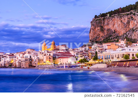 Cefalu, Ligurian Sea, Italy, Sicily 72162545