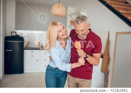 Man and woman spending time together and having fun Man and woman spending time together and having fun 72162941